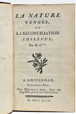 Livre ancien roman tribulations familiales aristocrate normande Amsterdam 1769