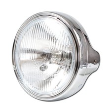 Faro proiettore cromato H4