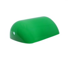 Vetro di ricambio per lampada classica da tavolo ministeriale verde a tegola 