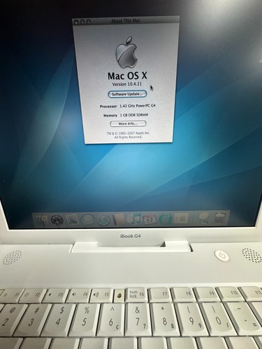 Apple macbook bianco - macbook, a1342