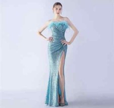 Vestito Abito Elegante Lungo