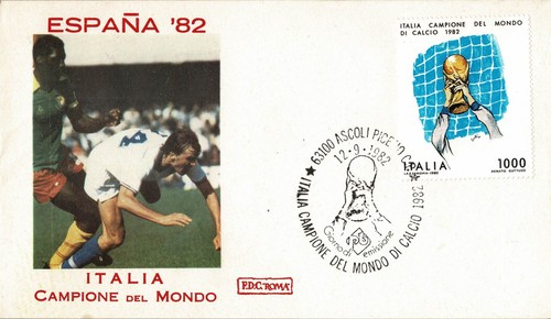 1982 fdc roma italia campione - 1982,