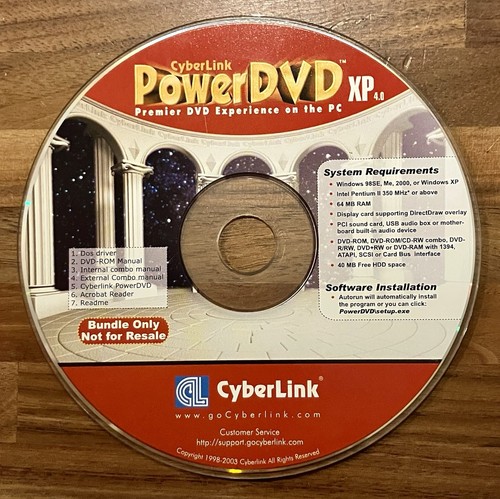 Cyberlink power dvd - power, xp