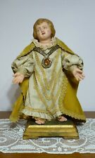 Gesù Bambino Pupo Presepe Pastore Napoletano del '700 Cartapesta terracotta.