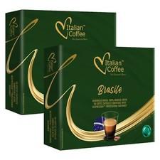 Italian Coffee 50/100/200 Capsule Caffè Compatibile con Nespresso Professional