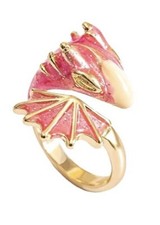 Anello A Forma Di Drago Placcato Oro Colore Rosa - Dragon Ring