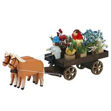 Carretto Di Fiori Miniatura