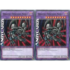 DRAGO TESCHIO NERO 2x (Black Skull Dragon) • Comune • MIL1 IT011 • 1Ed • Yugioh!