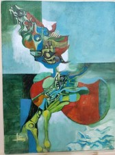 "CAVALLO" – TECNICA: OLIO SU TELA INCOLLATA SU LEGNO  cm. 30X40