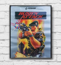 RUSH'N ATTACK Vintage 1980's