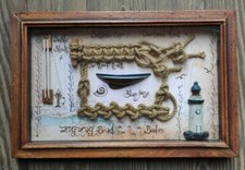 Quadro Nodi Marinari per l'arredamento della Casa Ufficio Misure 32x21 cm 