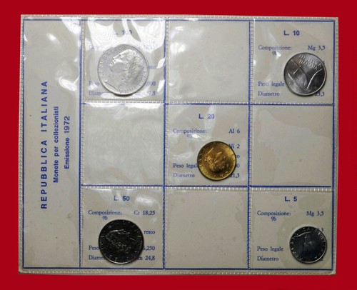 Set 1972 monete - monete, 100