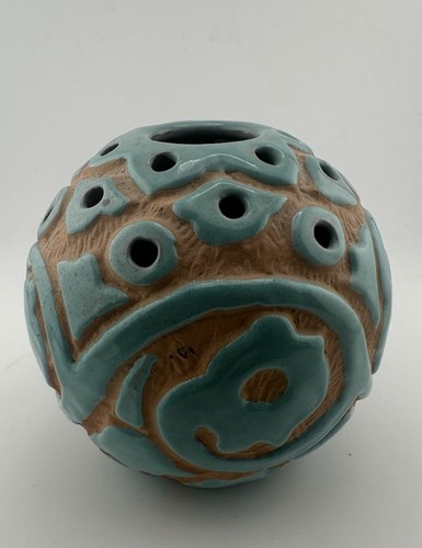 Vaso vintage sgraffito - vaso,