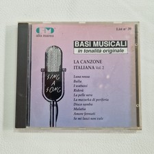 CD Basi Musicali Canzone Italiana Vol.2 Karaoke Originale Alta Marea Mercatino