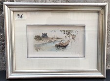 DIPINTO ACQUERELLO PONTE NOTRE