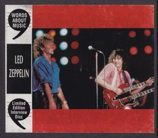 LED ZEPPELIN / WORDS ABOUT MUSIC - LIMITED EDITION INTERVIEW PICTURE DISC CD 