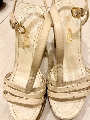 Chanel sandali con cinturino - chanel,