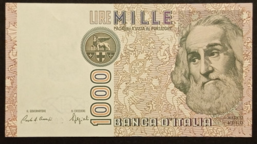 1000 lire 1988 - 1000,