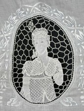 ANTICA TOVAGLIA FIGURATIVA