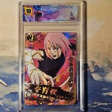 Gradata 10 Sakura Haruno Cp Naruto Shippuden - Anime Manga Psa Bgs Graad POP 1