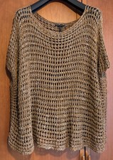 Gilet in maglia trasparente