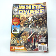 White Dwarf 212 Rivista Giochi Officina Warhammer Fantasy 40.000 40K M2853
