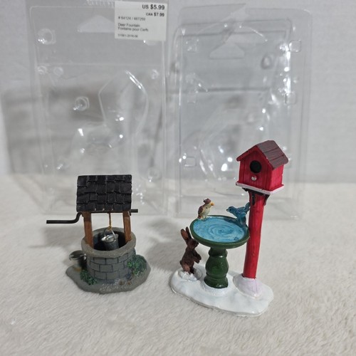Wishing well and deer fountain - wishing,