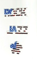 APPLICAZIONI TERMOADESIVE  PATCH E TOPPE DECORAZIONI RICAMATE CON PAILLETTES