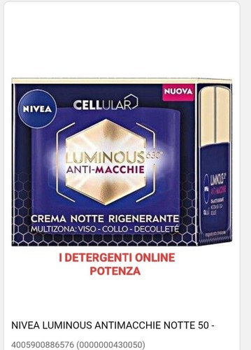 Nivea cellular luminous anti - nivea,