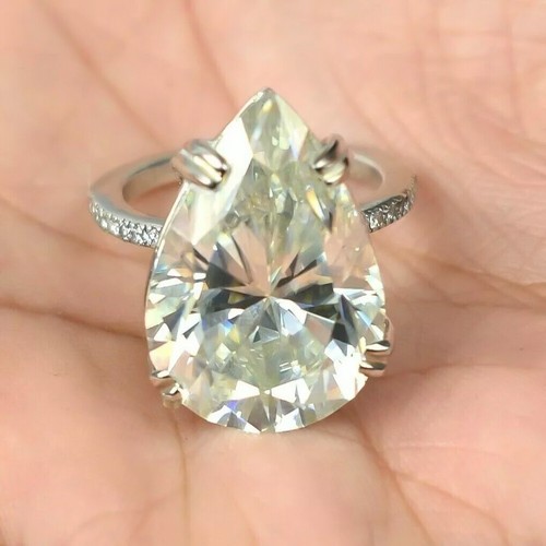 Anello solitario moissanite - anello,