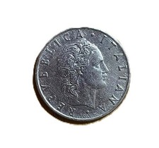 50 Lire 1954 Vulcano RARA –