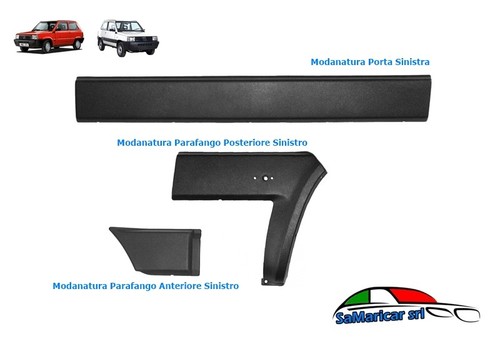 Modanatura sinistra kit - modanatura,