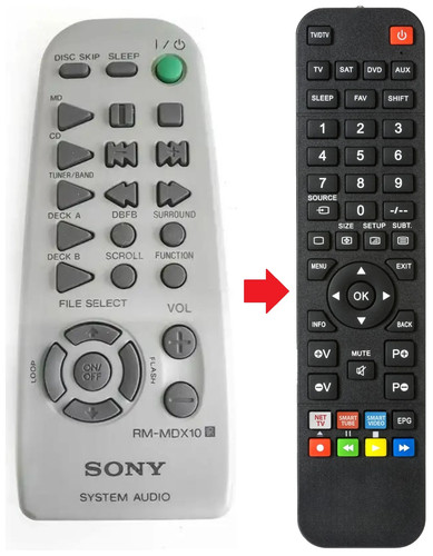 Telecomando adatto per sony - telecomando,