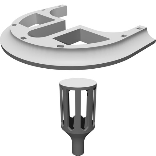 Supporto tubo clip - clip, per
