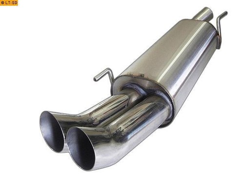 Fox sportauspuff 2x76mm per - 2x76mm, vw