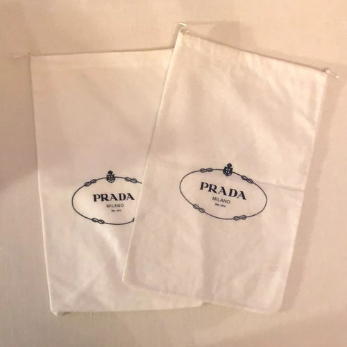Set dust bag prada cotone - 2, in