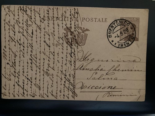 Cartolina postale storia - postale,