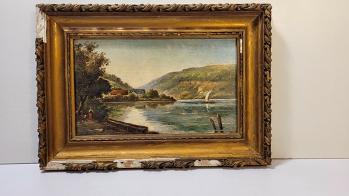 Quadro pittura hsp lago di - pittura,