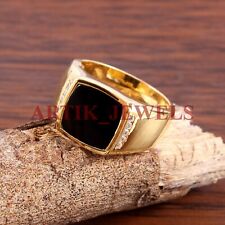 Naturale Onice Nera Gemma Con