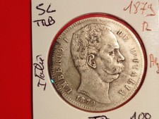 Italie 5 Lire 1879R