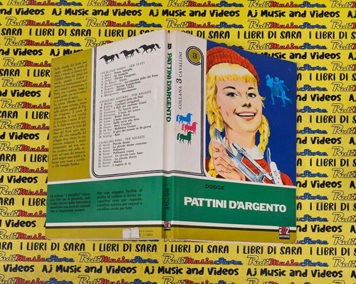 Libro book pattini argento - libro, d'argento