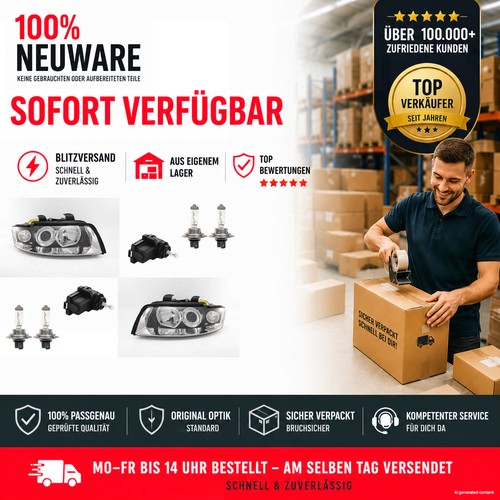 Set fanali adatto per audi - set, a