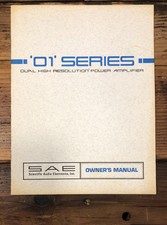 Amplificatore SAE modello 2201