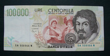 100000 lire 1994 Caravaggio