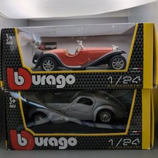 (2) NEW Bburago 1:18 Bugatti