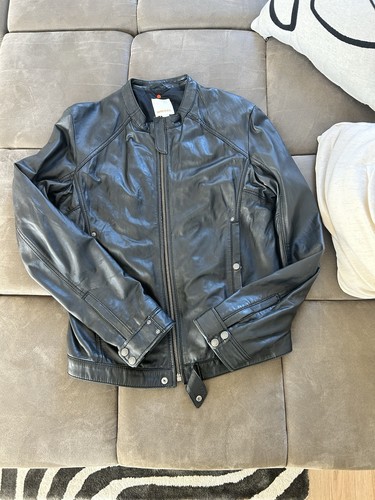 Diesel leather jacket black - diesel,