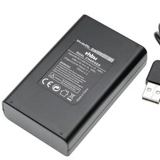 Cargador USB dual de batería para Canon PowerShot D10 D20 ELPH 500HS 4,2V