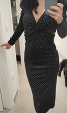 Vestito Zara Velluto Nero