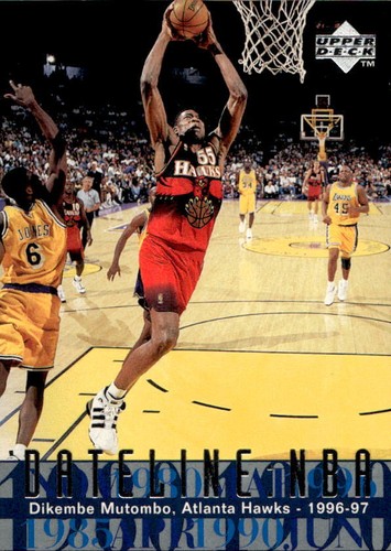 Card nba dikembe - dikembe, mutombo
