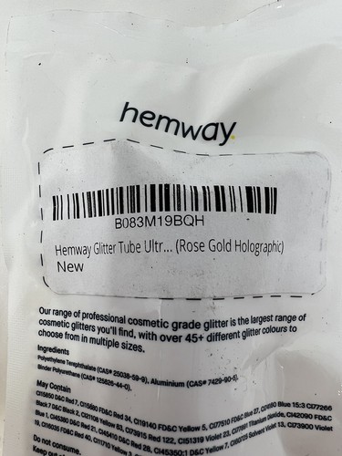 Hemway tubo glitter oro rosa - hemway,